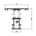 Traverso piccolo con portaviti R72C121