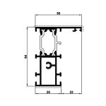 Traverso L con portaviti R72C122