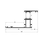 Telaio Z aletta 70mm R72C687