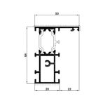 Traverso L con Portaviti R72C722