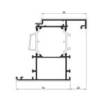 Anta Maggiorata Spigolo Vivo R85C106