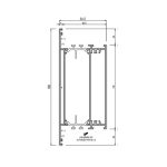 Fascia con viti 665026