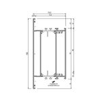 Fascia con viti anta piana 665054