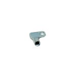 Chiave a quadro 7 mm realizzata in zama per serratura ambidestra A3025